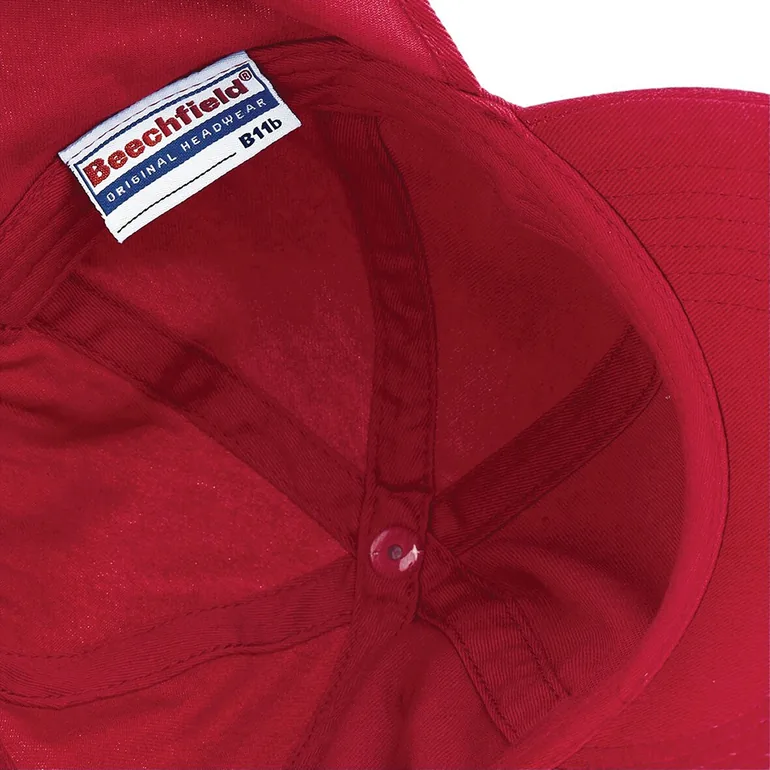 Beechfield Junior Kids Unisex Plain Legionnaire Cap - Classic Red - 3