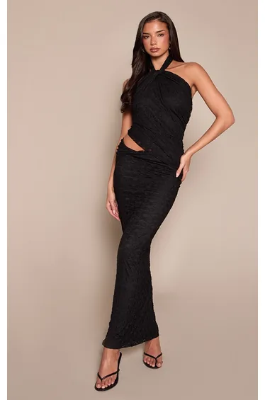 تنورة بريتي ليتل ثينق ماكسي سوداء بقصة ضيقة