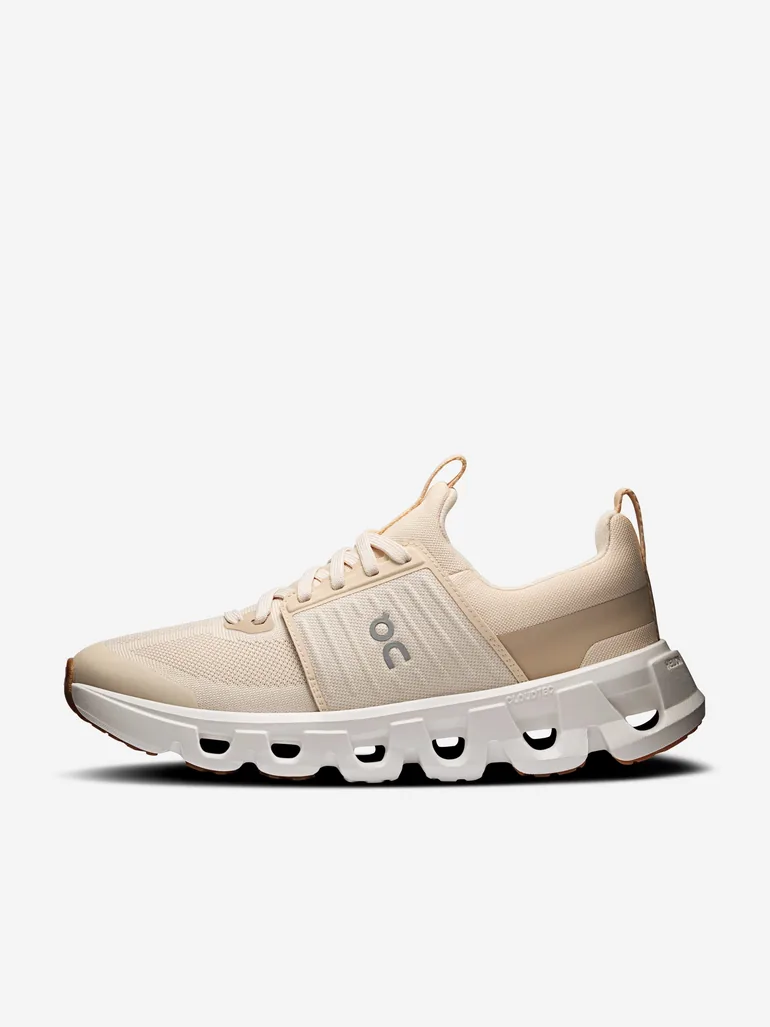 On Running Kids Cloudswift Trainers in Beige - 3