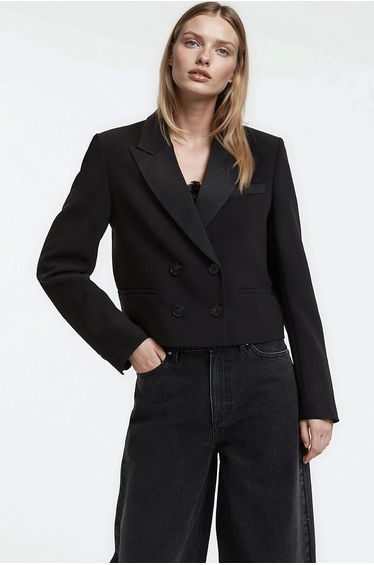 Short Straight Cut Spencer Jacket