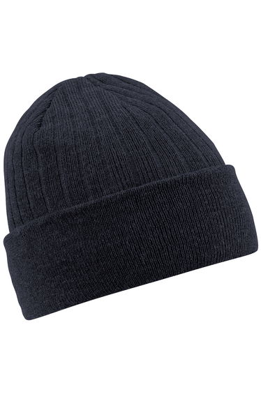 Beechfield Thinsulate Thermal Winter / Ski Beanie Hat - Dark Graphite