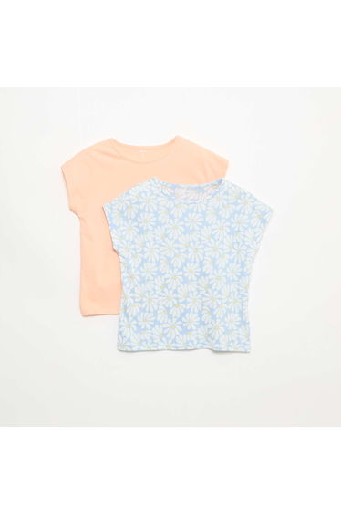 2-Pack of Short-Sleeve T-Shirts - 2 Pieces BLUE
