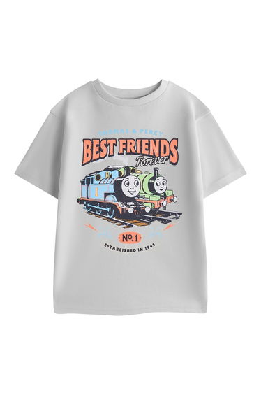 Thomas And Friends Boys Best Friends Forever Short-Sleeved T-Shirt - Grey
