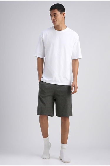 Relaxed Drawstring Lounge Shorts