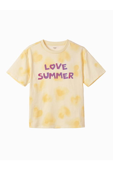Girls' Tie-Dye Printed T-Shirt