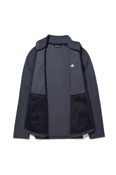 جاكيت بيرغوس رمادي بسحاب