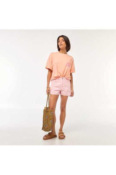 Striped shorts PINK