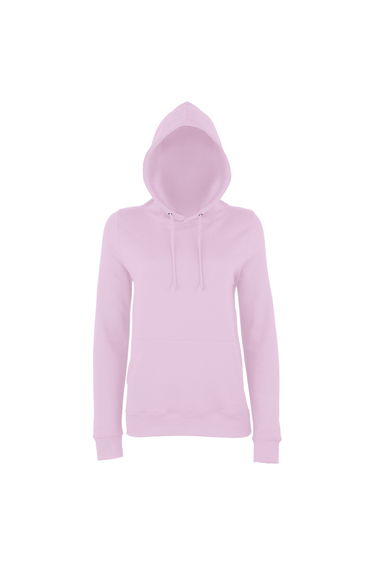AWDis Just Hoods Womens/Ladies Girlie College Pullover Hoodie - Baby Pink