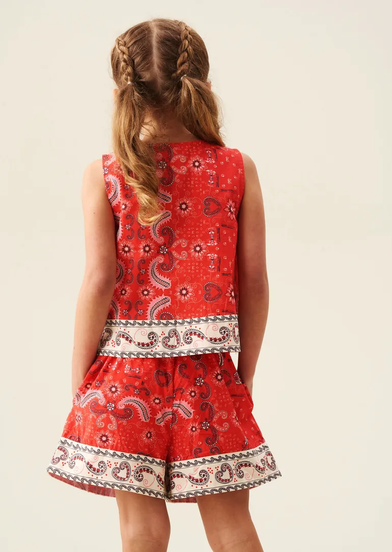 Ava Bandana Print Short - 2