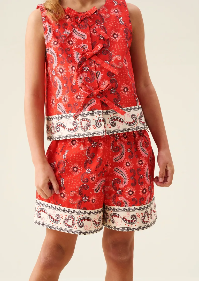 Ava Bandana Print Short - 1