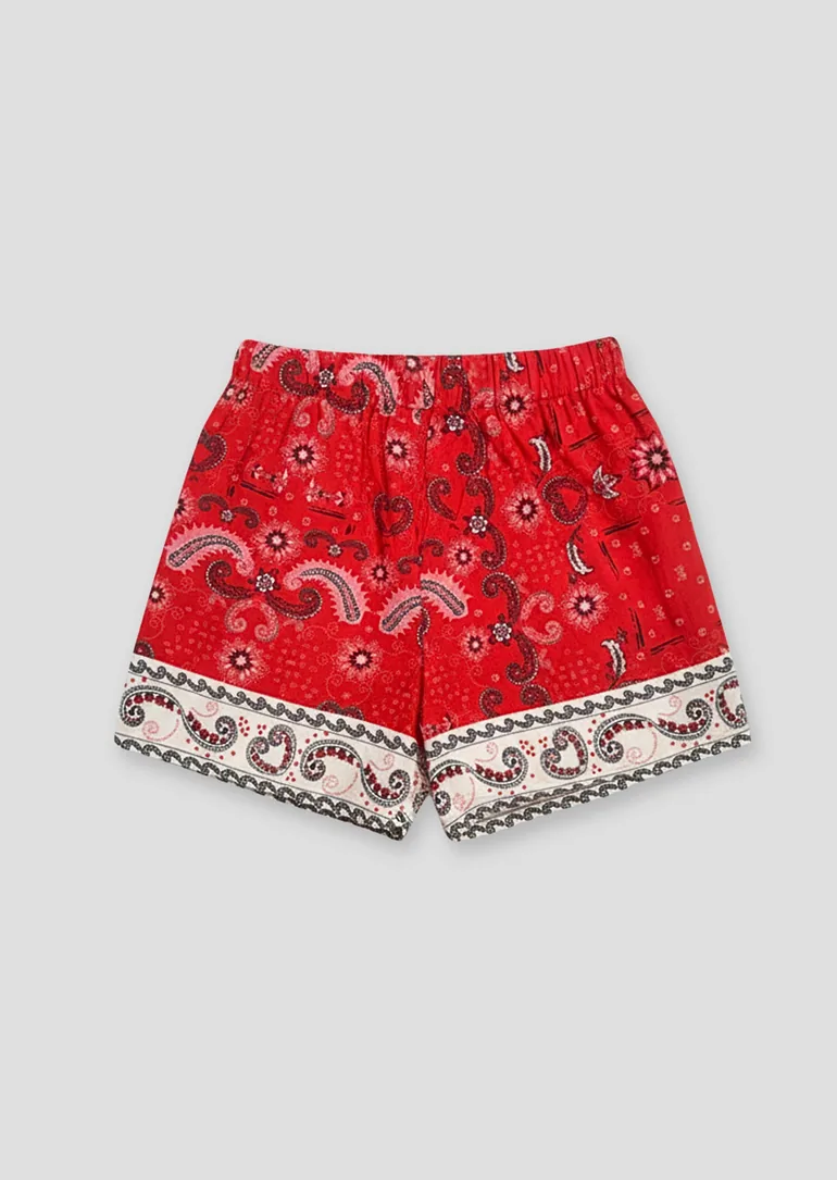 Ava Bandana Print Short - 4