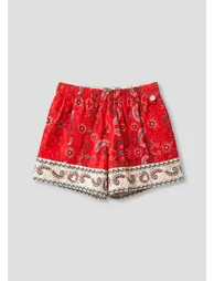 Ava Bandana Print Short - 3