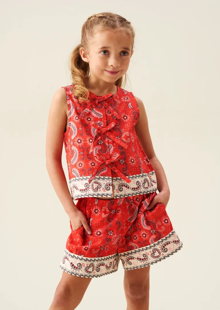 Ava Bandana Print Short
