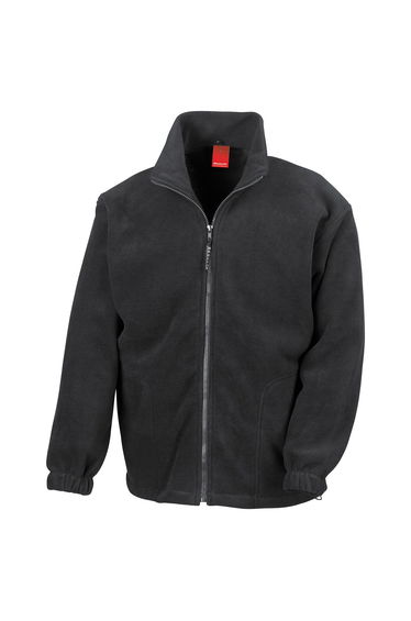 Result Mens Polartherm Fleece Jacket - Black