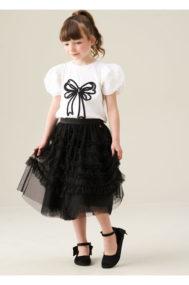 Aofie Bow Embellished Tee