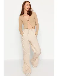 Trousers with Smocking Detail Legs