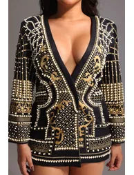 Dole Pearl Blazer Dress - 4