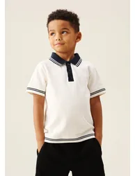 Oakley Rib Navy Contrast Polo