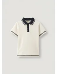 Oakley Rib Navy Contrast Polo - 4