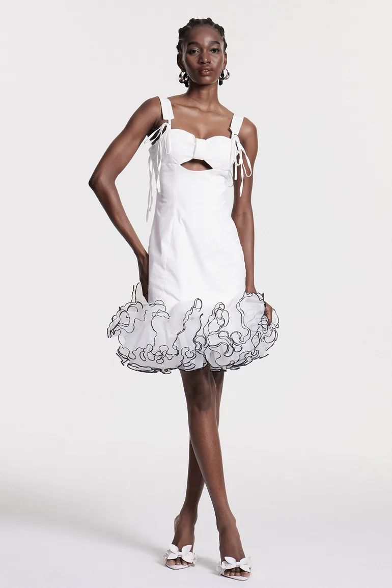 Chipo Ruffle Sleeveless Mini Dress - 1