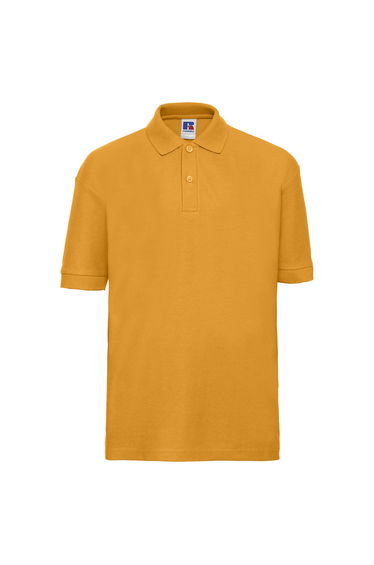 Russell Childrens/Kids Polo Shirt - Gold
