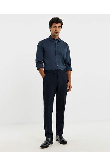 Cotton Stretch Mercerised Shirt Long
