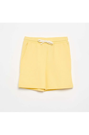 Waffle Knit Shorts YELLOW
