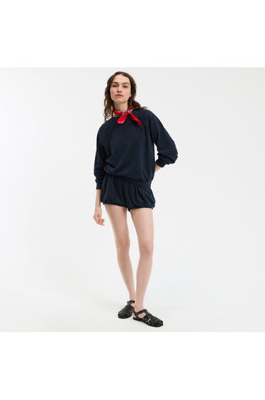 Towelling Sweatshirt Embroidered On Back product thumbnail 3