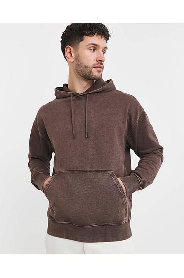 Garment Dyed Relaxed Fit Overhead Hoodie