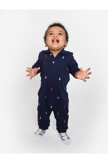 Baby Boys Schiffli Romper