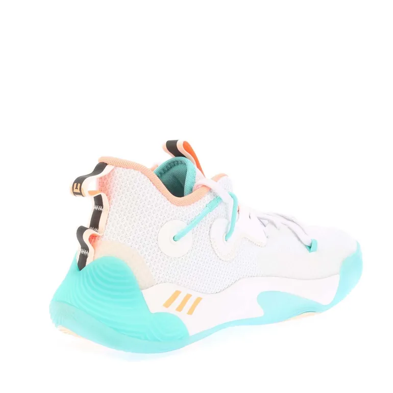 Men's adidas Harden Stepback 3 Basketball Shoes in White - 2