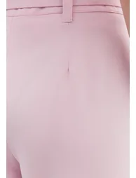 High Waist Wide Leg Pants - FRAGRANT LILAC - 4