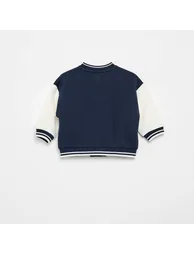 American campus style jacket BLUE - 2