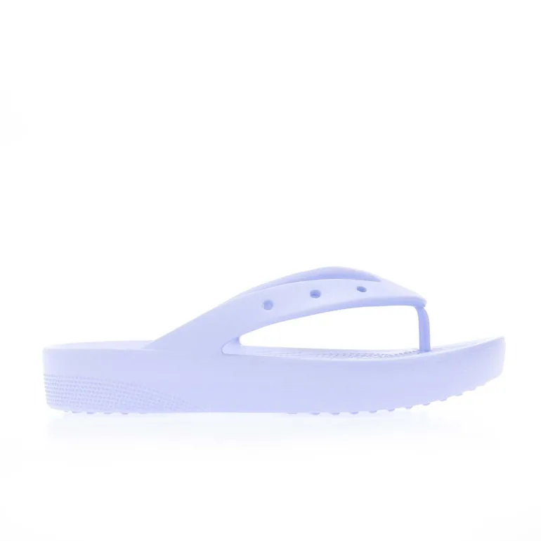 Women's Crocs Classic Platform Flip Flop in Blue - 1
