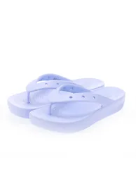Women's Crocs Classic Platform Flip Flop in Blue