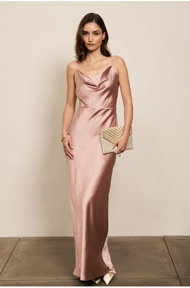 TFNC Letty Dusky Pink Maxi Dress