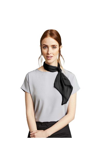 Premier Ladies/Womens Work Chiffon Formal Scarf - Black