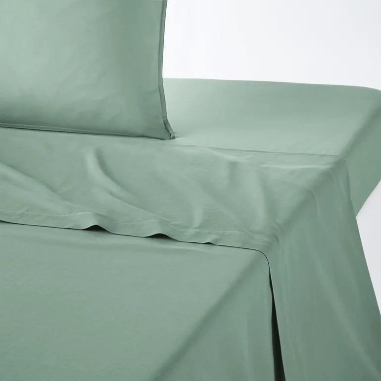 شرشف سرير بقطن سادة - 2