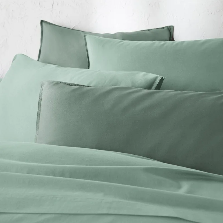 شرشف سرير بقطن سادة - 4