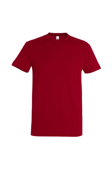 SOLS Mens Imperial Heavyweight Short Sleeve T-Shirt - Tango Red