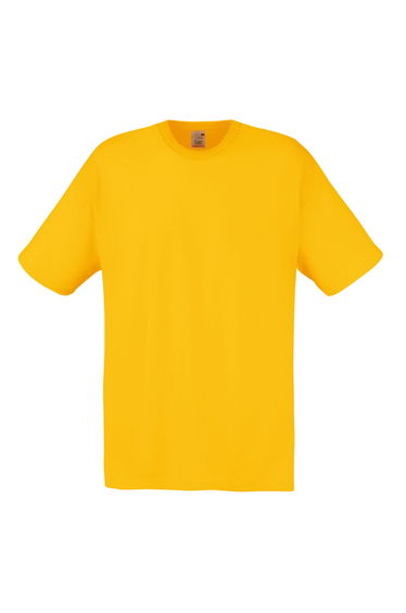 Fruit Of The Loom Mens Original Short Sleeve T-Shirt - Sunflower