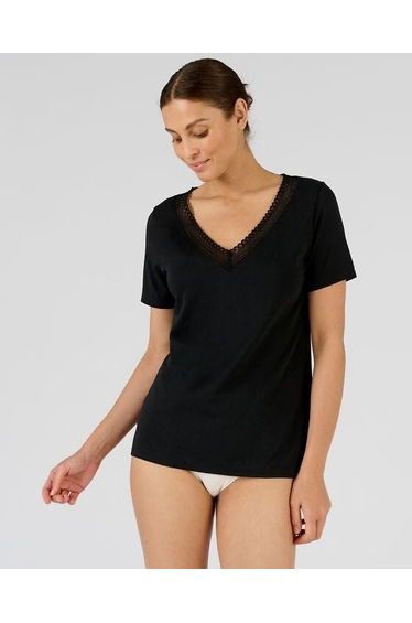 Climatyl Lace Collar T-Shirt