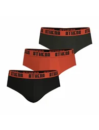 Pack of 3 Basic Color Cotton Briefs - 1