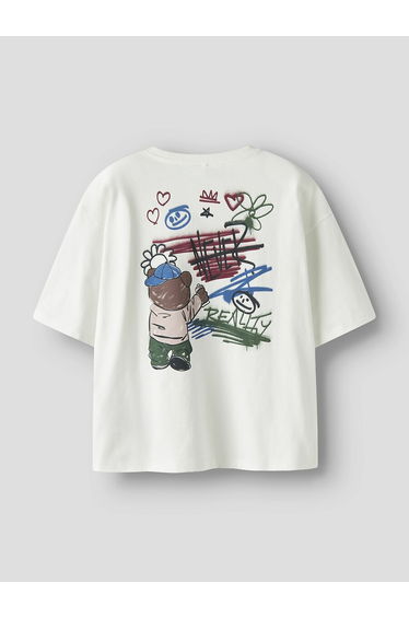 Short Sleeve T-Shirt with Front and Back Print