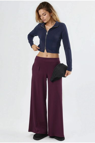 BUSEM Fitted Knitted Jacket with Zipper Closure