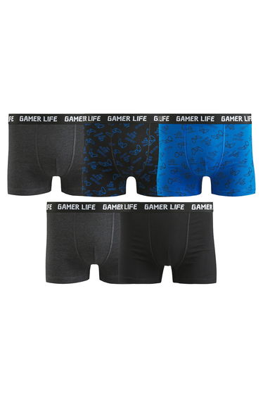 Pack of 5 Boxers in Cotton