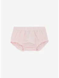 Guess Baby Girls Mixed Fabric Dress in Pink - 4