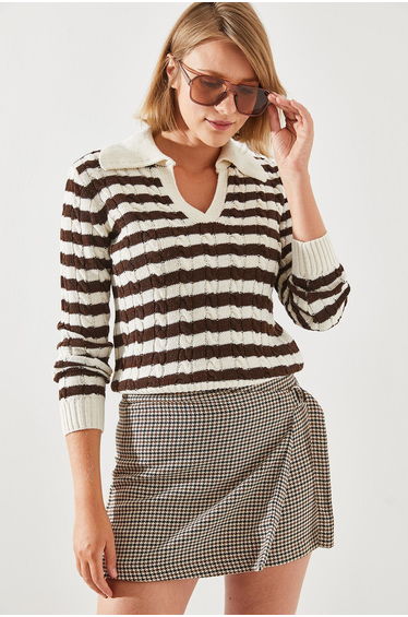 Hair Polo Neck Sweater