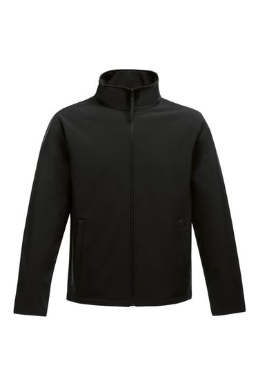 Regatta Standout Mens Ablaze Printable Soft Shell Jacket - Black/Black