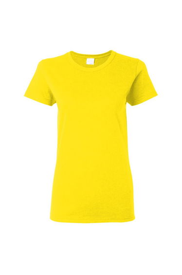 Gildan Ladies/Womens Heavy Cotton Missy Fit Short Sleeve T-Shirt - Daisy